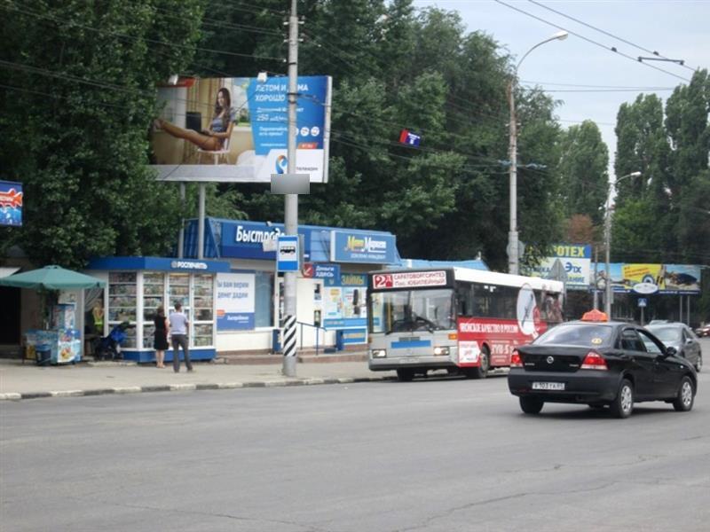 Фотография рекламного носителя, тип: Билборд 3x6, адрес: Ильинская пл. Х Чапаева ул., поз.1, Саратов, Саратовская область, Россия. Сторона Б №90751