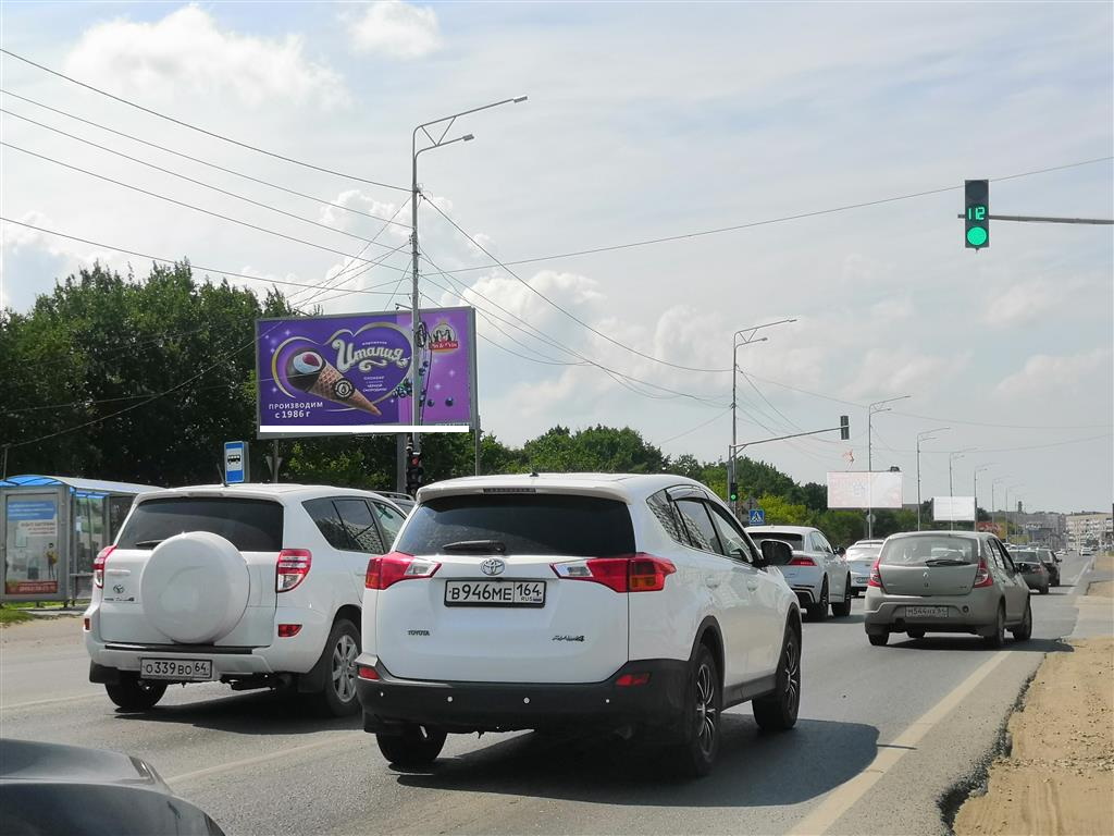 Фотография рекламного носителя, тип: Билборд 3x6, адрес: Усть-Курдюмское ш., поз.4, Саратов, Саратовская область, Россия. Сторона Б №91100