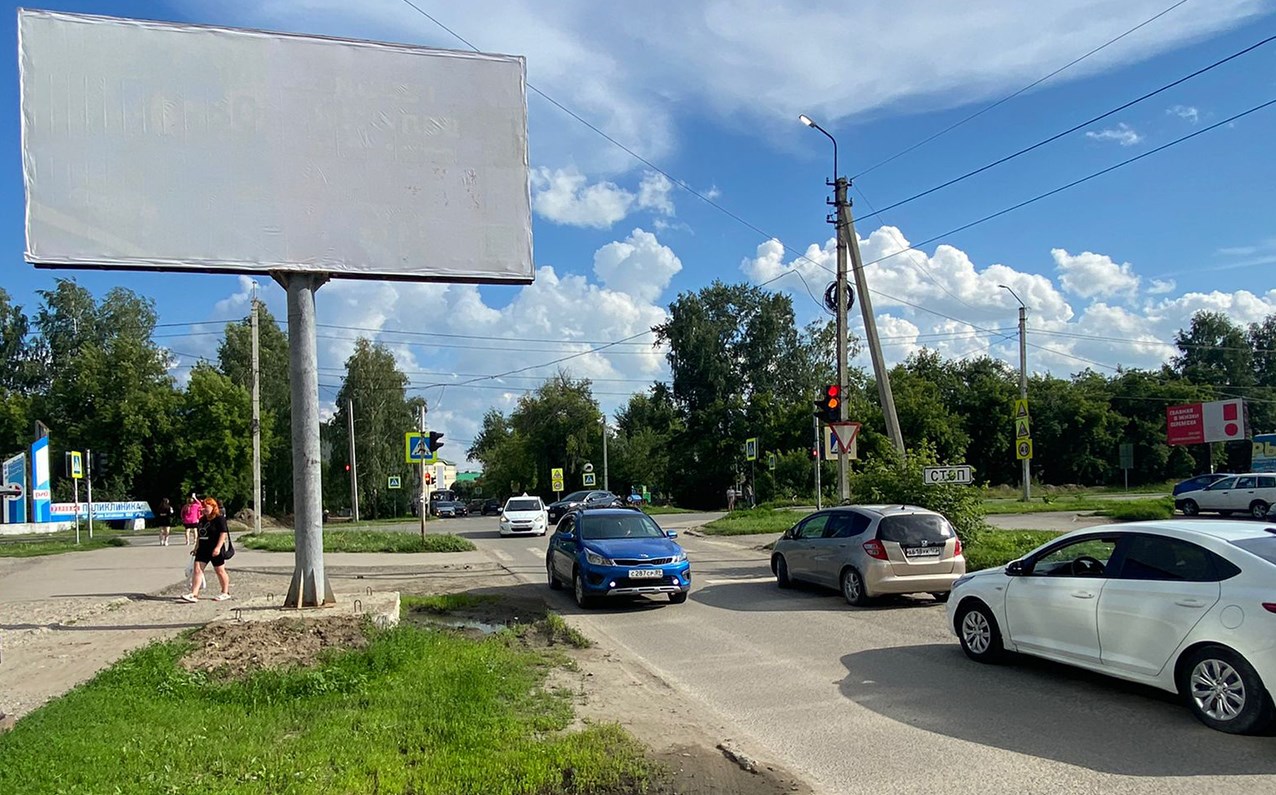 Фотография рекламного носителя, тип: Билборд 3x6, адрес: Космонавтов ул. X Прудская ул., д.3, Новоалтайск, Алтайский край, Россия. Сторона Б №1336611