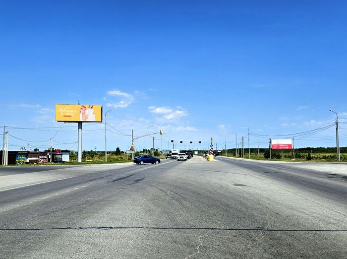 Фотография рекламного носителя, тип: Суперсайт 4x12, адрес: Солотчинске ш., на перекрестке Поляны / Варские, Рязань, Рязанская область, Россия. Сторона Б1-Б10 №1362420