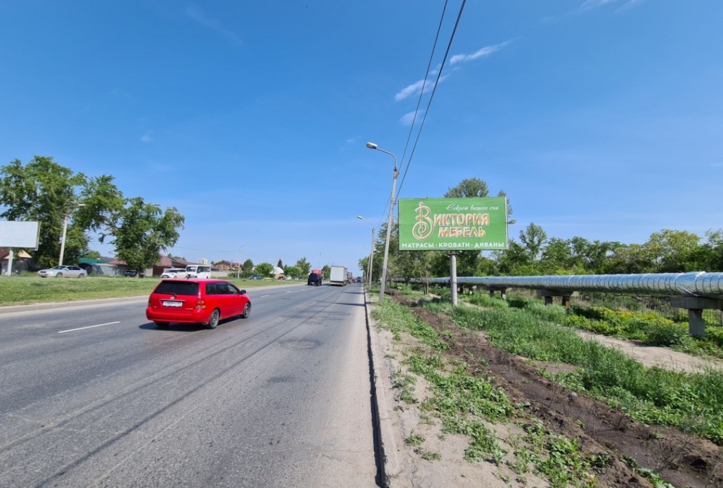 Фотография рекламного носителя, тип: Билборд 3x6, адрес: Заозерная ул. X Заозерная 4-я ул., д.3, поз.1, Омск, Омская область, Россия. Сторона А №1009873