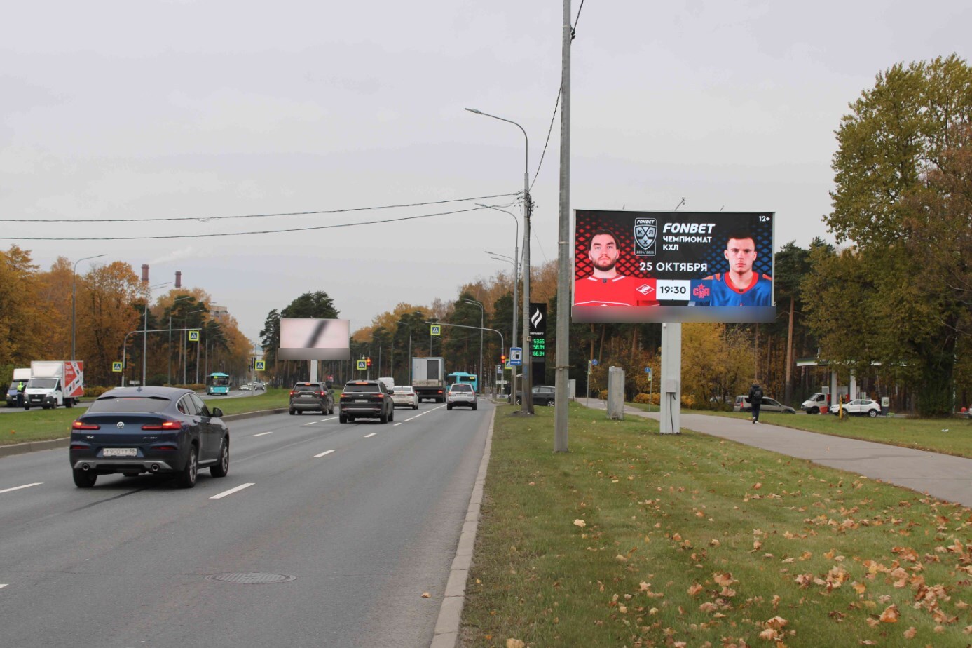 Фотография рекламного носителя, тип: Билборд 3x6, адрес: Непокорённых пр-т., д.64, Санкт-Петербург, Россия. Сторона А1 №703265