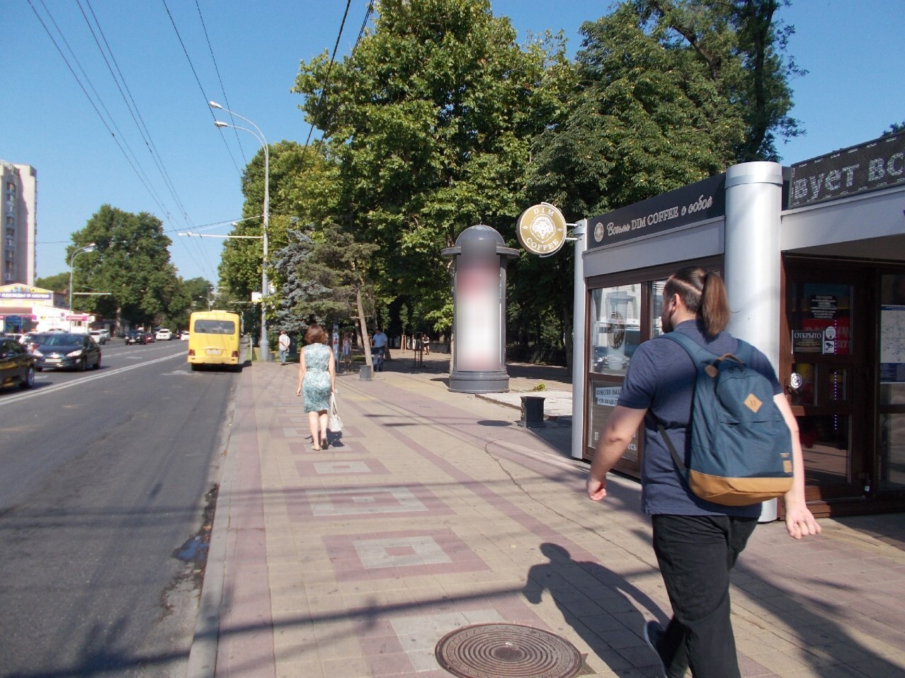 Фотография рекламного носителя, тип: Пиллар 3x1.4, адрес: Ставропольская ул., д.100, поз.2, Краснодар, Краснодарский край, Россия. Сторона Б №1337584