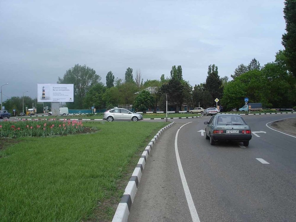 Фотография рекламного носителя, тип: Билборд 3x6, адрес: "Журавская - Тихорецк" а/д, 10 950м, Краснодарский край, Россия. Сторона А №714603