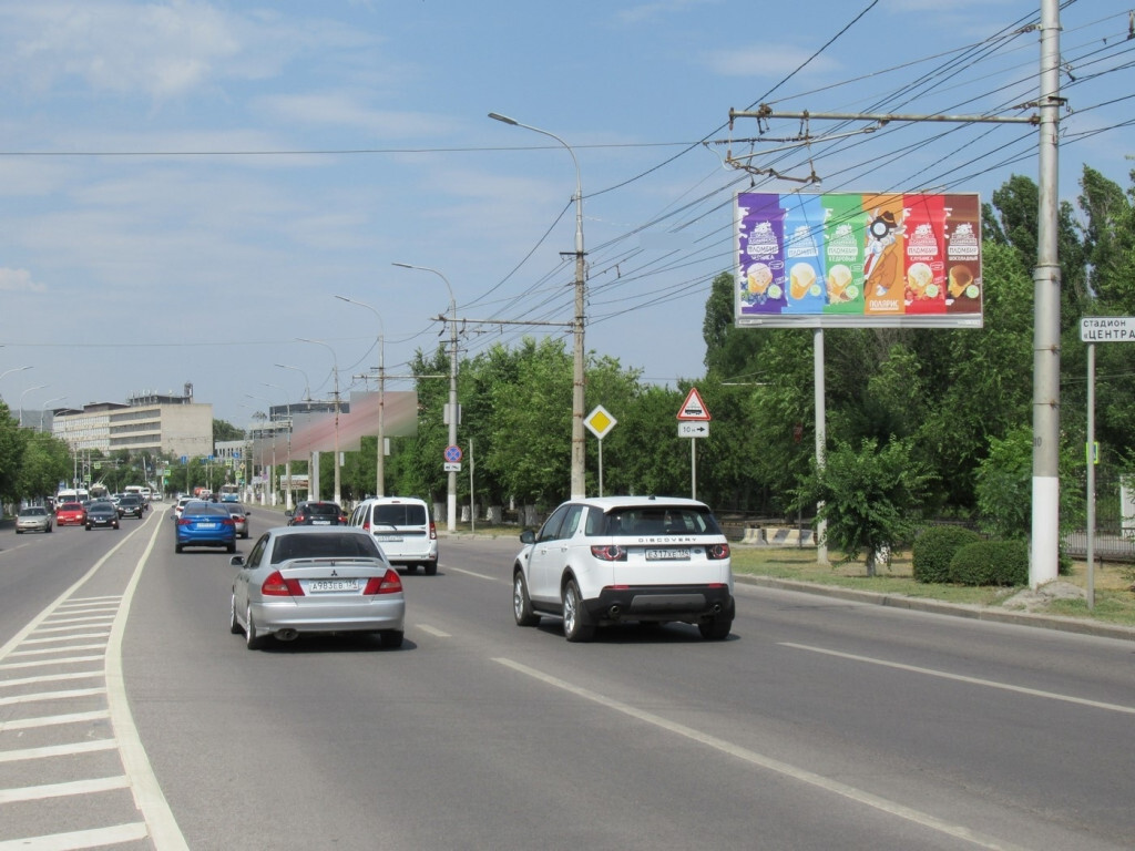 Фотография рекламного носителя, тип: Билборд 3x6, адрес: Ленина пр-т., д.74, Волгоград, Волгоградская область, Россия. Сторона А №111536