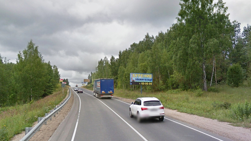 Фотография рекламного носителя, тип: Билборд 3x6, адрес: Краснинское ш., 7 700м, Смоленск, Смоленская область, Россия. Сторона А №749208