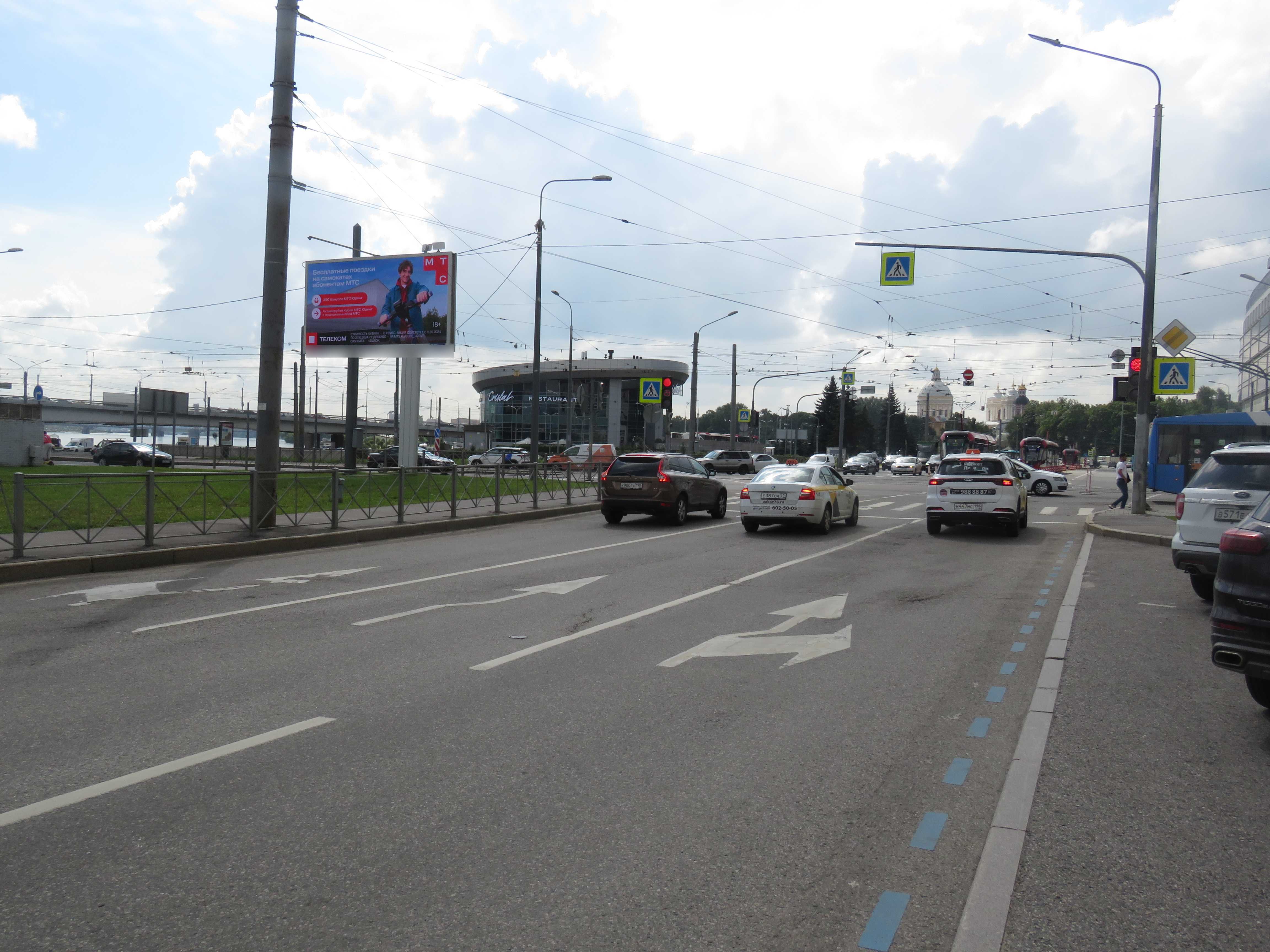 Фотография рекламного носителя, тип: Билборд 3x6, адрес: Синопская наб., д.12, Санкт-Петербург, Россия. Сторона А51 №1060155