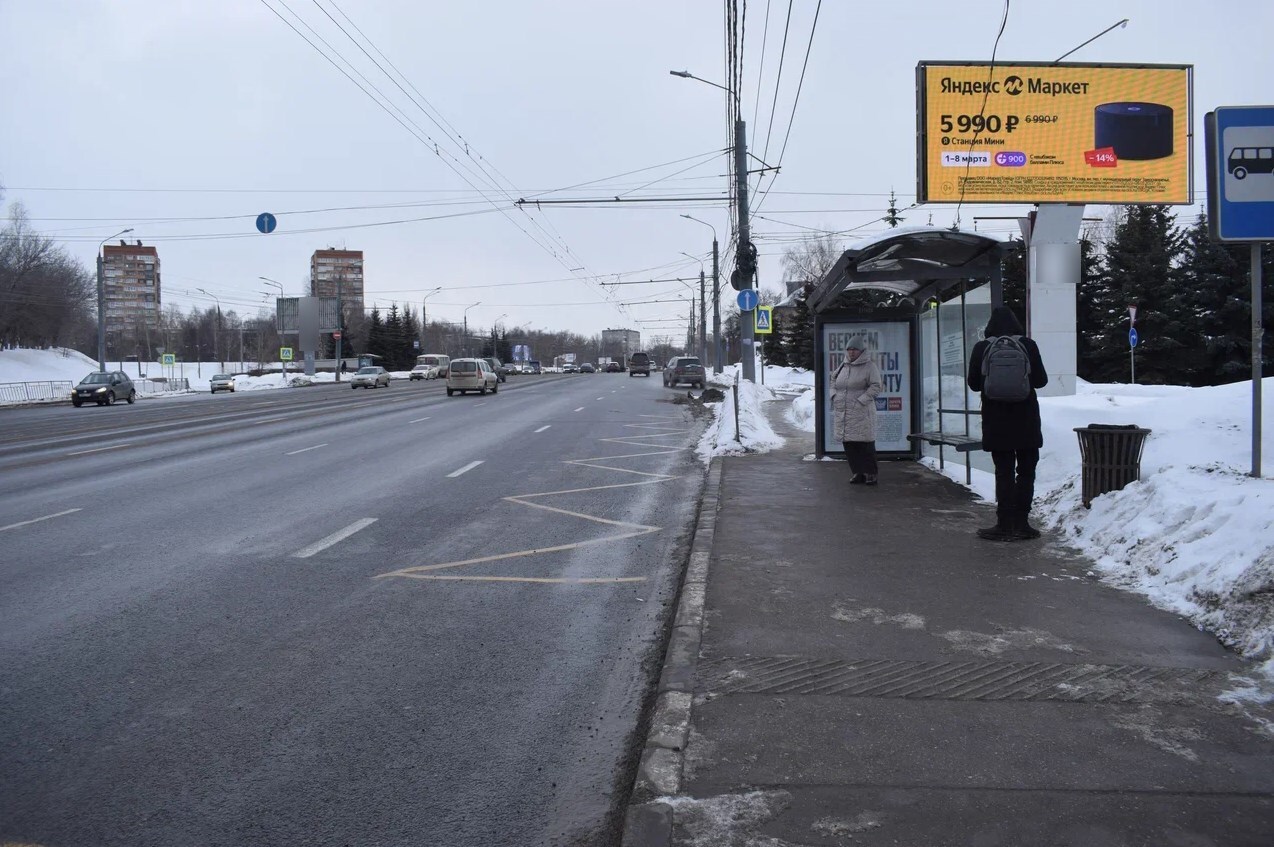Фотография рекламного носителя, тип: Билборд 3x6, адрес: Гагарина пр., д.69, Нижний Новгород, Нижегородская область, Россия. Сторона A1-A12 №1001350
