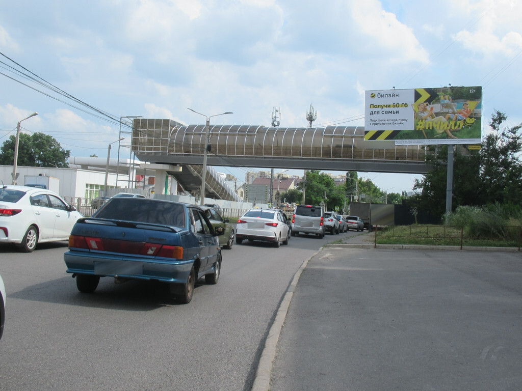 Фотография рекламного носителя, тип: Билборд 3x6, адрес: Шишкова ул., д.103а, Воронеж, Воронежская область, Россия. Сторона А1-А3 №111812