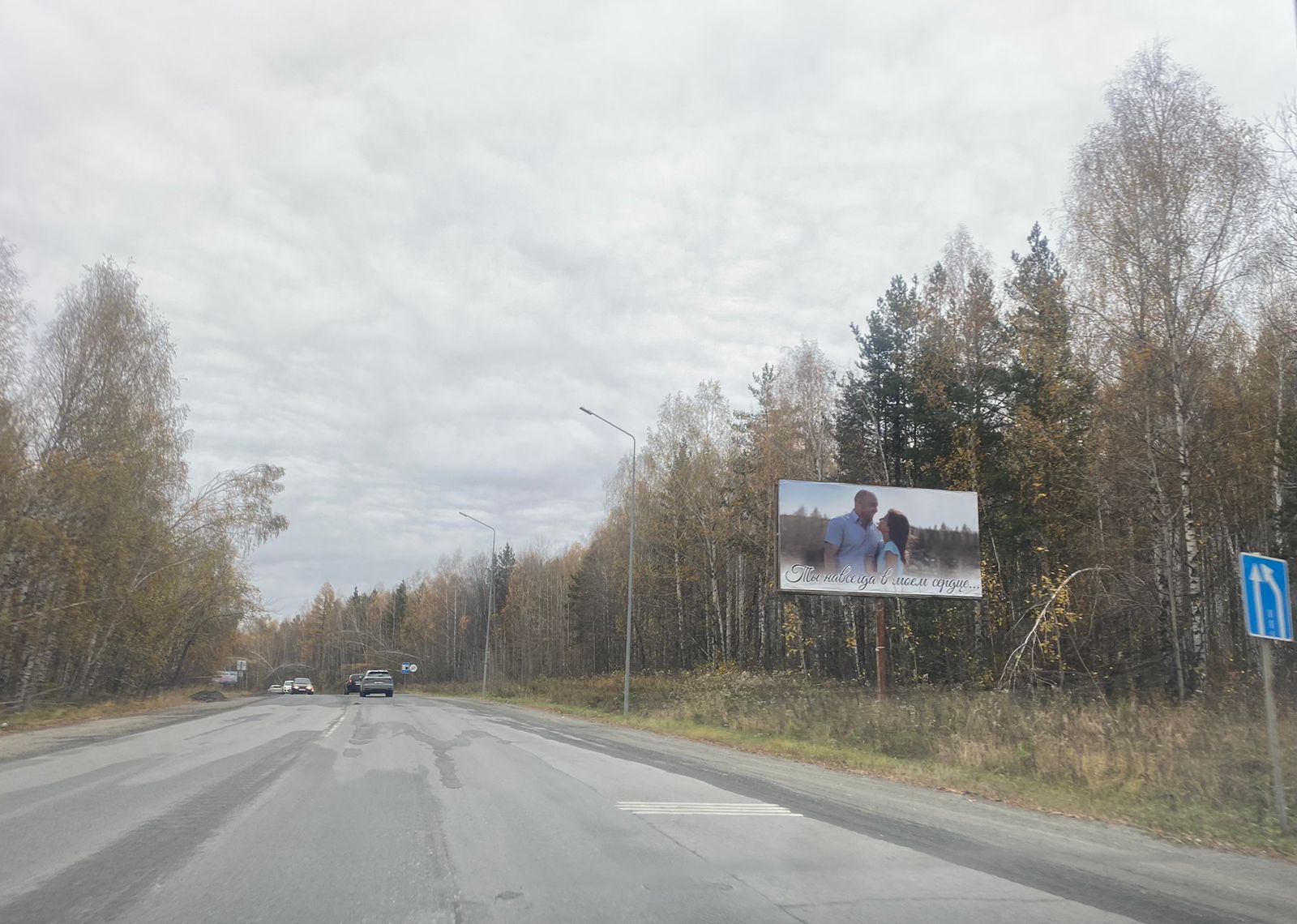 Фотография рекламного носителя, тип: Билборд 3x6, адрес: Магистральная ул., 170м от Башнефти, Полевской, Свердловская область, Россия. Сторона A №945128