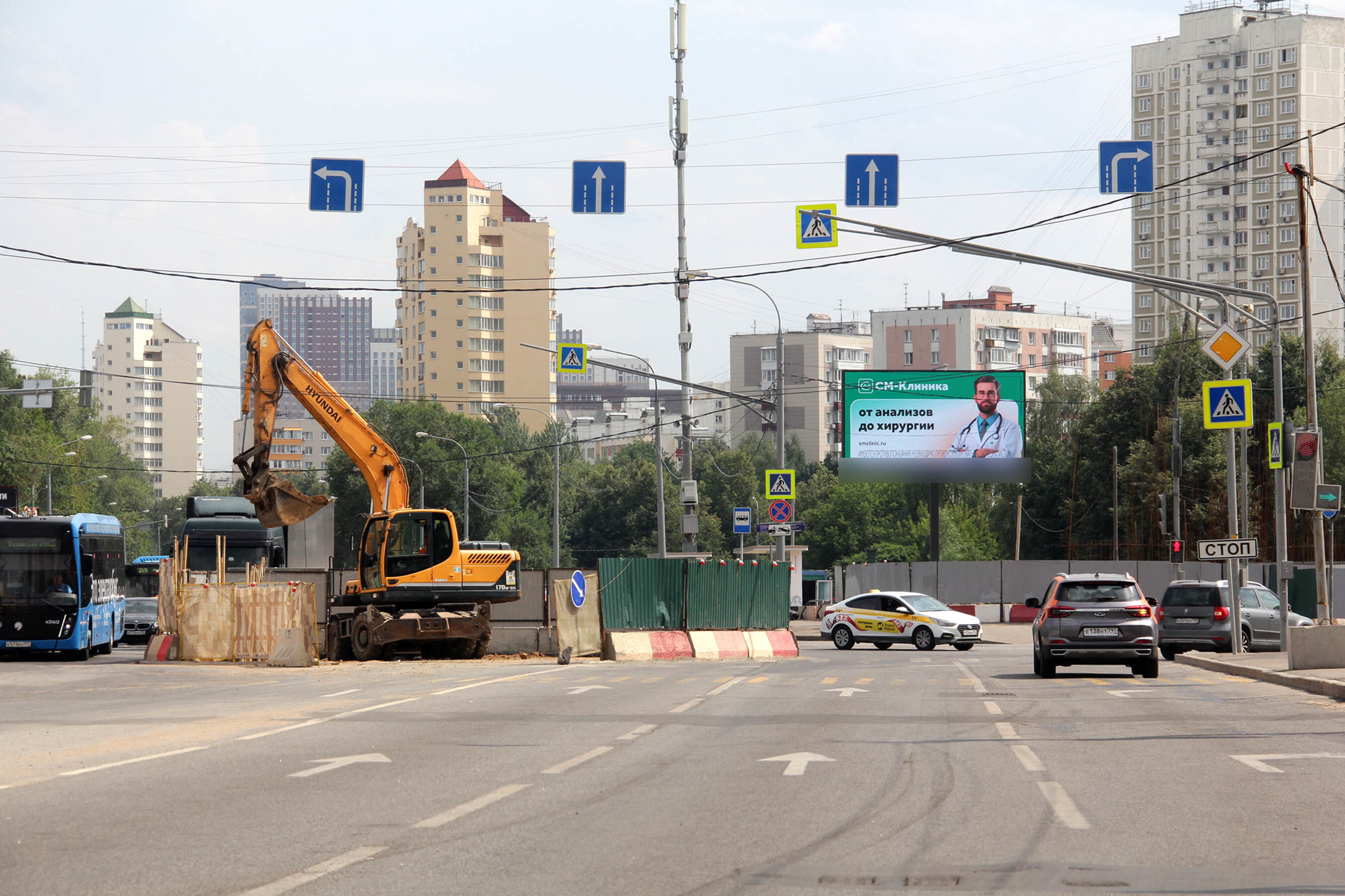 Фотография рекламного носителя, тип: Билборд 3x6, адрес: Коровинское ш., д.16Б Х Талдомская ул., Москва, Россия. Сторона А1 №101274