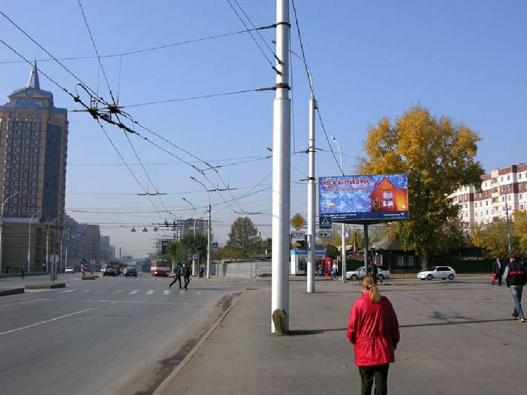 Фотография рекламного носителя, тип: Билборд 3x6, адрес: Гоголя ул. Х Селезнева ул., Новосибирск, Новосибирская область, Россия. Сторона A1 №183730