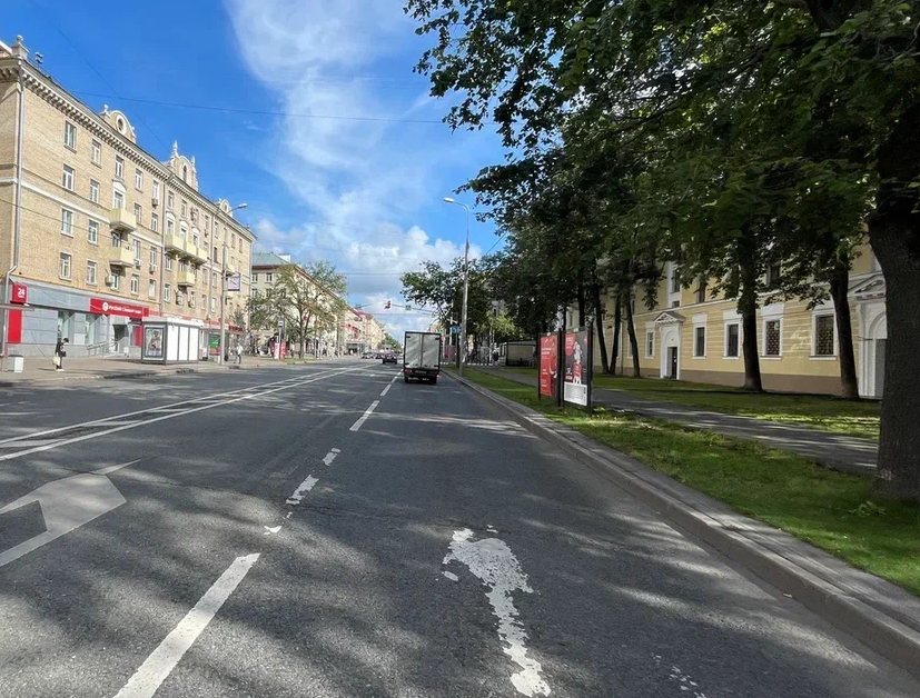 Фотография рекламного носителя, тип: Афиша 1.75x1.8, адрес: Маршала Бирюзова ул., д.21, стенд 1, Москва, Россия. Сторона А №618625