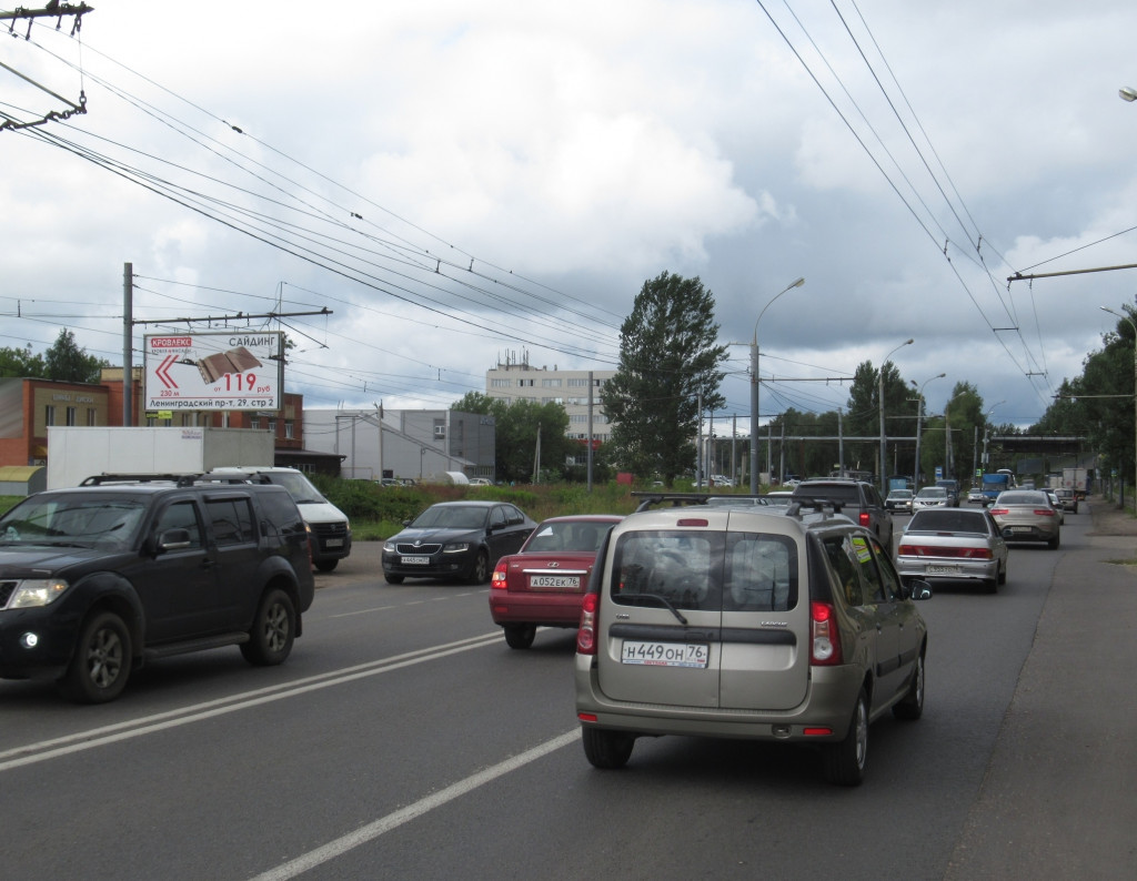 Фотография рекламного носителя, тип: Билборд 3x6, адрес: Ленинградский пр-т., д.18, Ярославль, Ярославская область, Россия. Сторона Б №109034