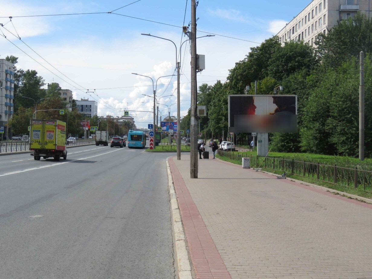 Фотография рекламного носителя, тип: Билборд 3x6, адрес: Заневский пр-т., д.34, корп.1, Санкт-Петербург, Россия. Сторона А1 №105682