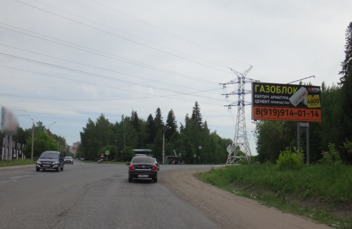 Фотография рекламного носителя, тип: Билборд 3x6, адрес: Песочная ул. Х Якшур- Бодьинский тракт, поз.1, Ижевск, Республика Удмуртия, Россия. Сторона А №1327989