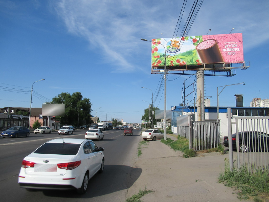 Фотография рекламного носителя, тип: Суперсайт 4x12, адрес: Череповецкая ул., д.19 Х Елисеева ул., Волгоград, Волгоградская область, Россия. Сторона А №233785