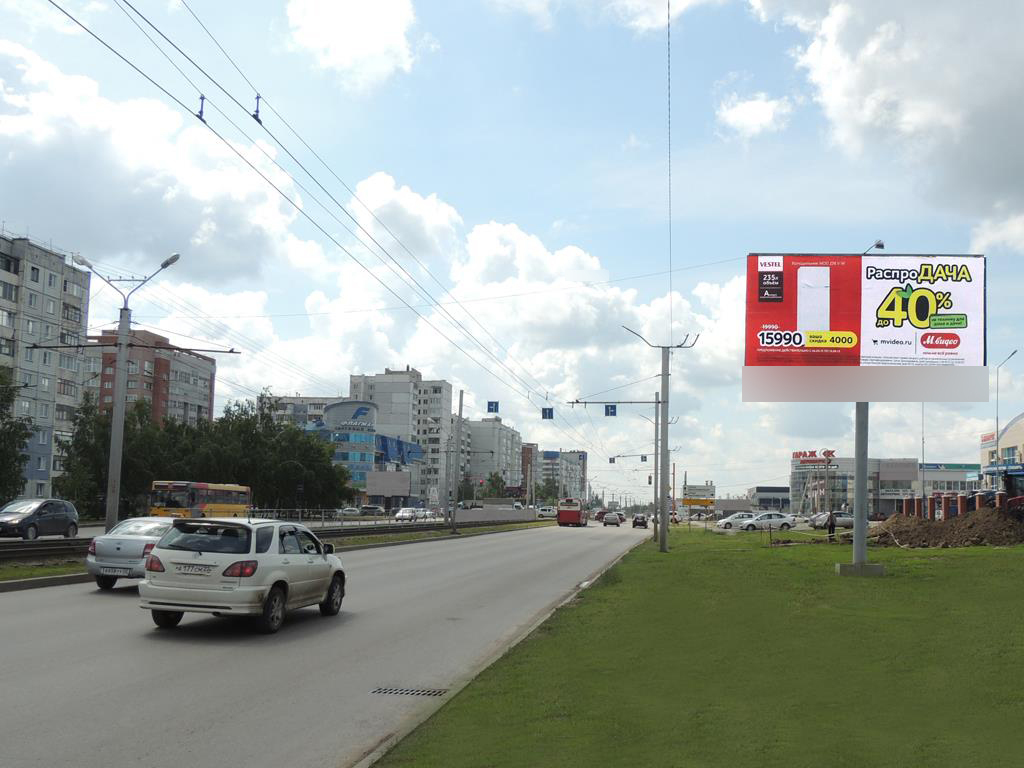 Фотография рекламного носителя, тип: Билборд 3x6, адрес: Попова ул., д.202, Барнаул, Алтайский край, Россия. Сторона A №257677