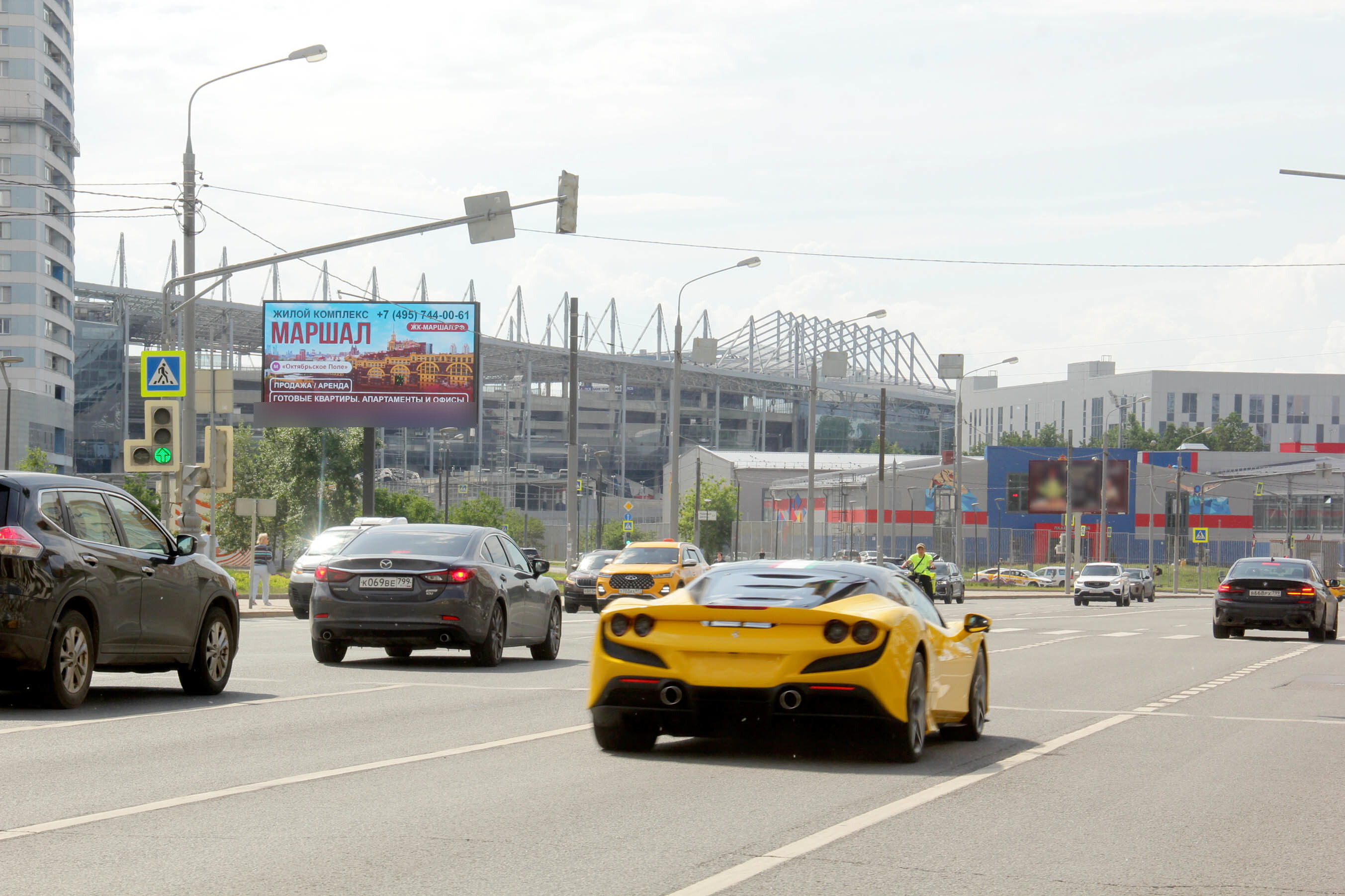 Фотография рекламного носителя, тип: Билборд 3x6, адрес: Авиаконструктора Микояна ул., д.14, корп.3, н-в, Москва, Россия. Сторона Б1 №261195