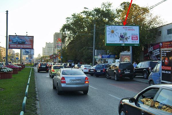 Фотография рекламного носителя, тип: Билборд 3x6, адрес: Вернадского пр-т., д.6, Москва, Россия. Сторона A3 №65504