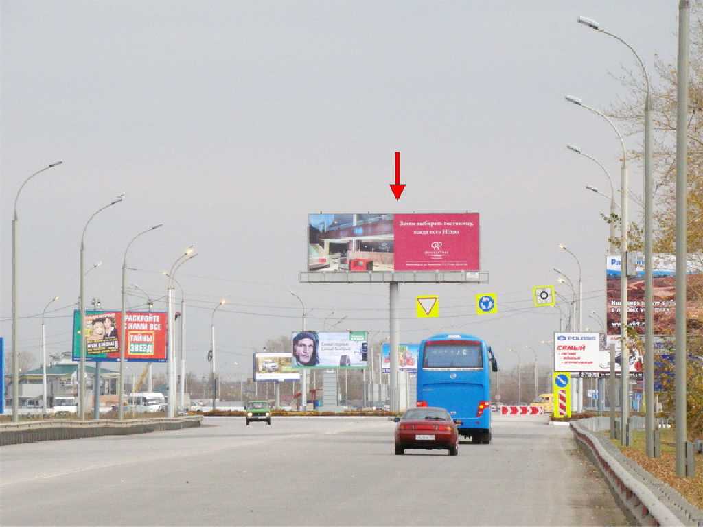 Фотография рекламного носителя, тип: Суперсайт 5x15, адрес: Обь г., Омское кольцо, Новосибирск, Новосибирская область, Россия. Сторона A2 №183202