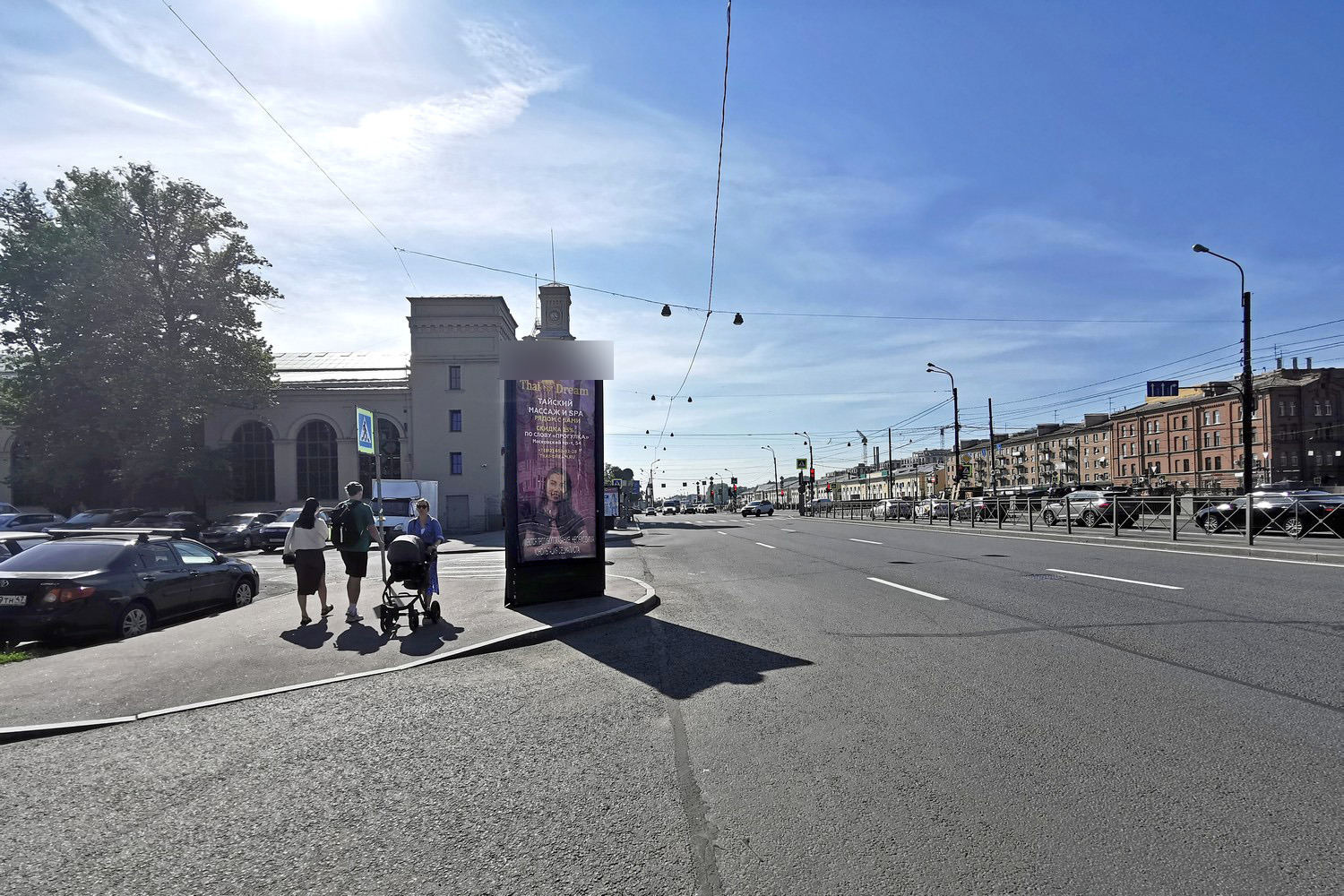 Фотография рекламного носителя, тип: Пиллар 3x1.4, адрес: Обводного кан. наб., д.116 Х Варшавский пр-зд., Санкт-Петербург, Россия. Сторона Б №687616