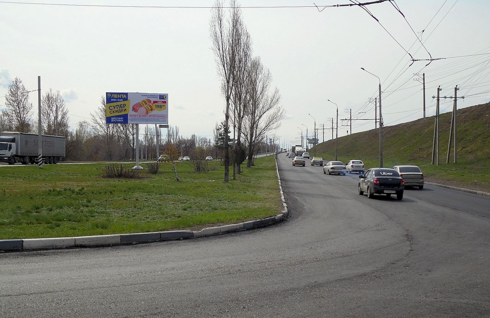 Фотография рекламного носителя, тип: Билборд 3x6, адрес: Королева ш. Х Титова ул., Шлюзовой мост, Балаково, Саратовская область, Россия. Сторона Б2 №855950