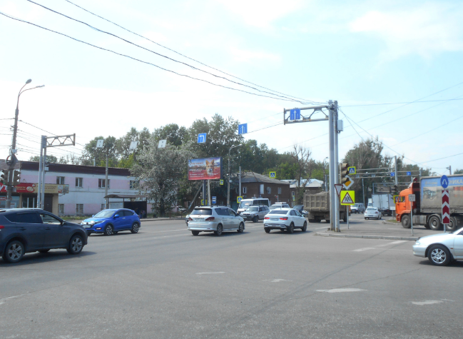 Фотография рекламного носителя, тип: Билборд 3x6, адрес: Воронежская ул., поз.1, Иркутск, Иркутская область, Россия. Сторона Б №155136