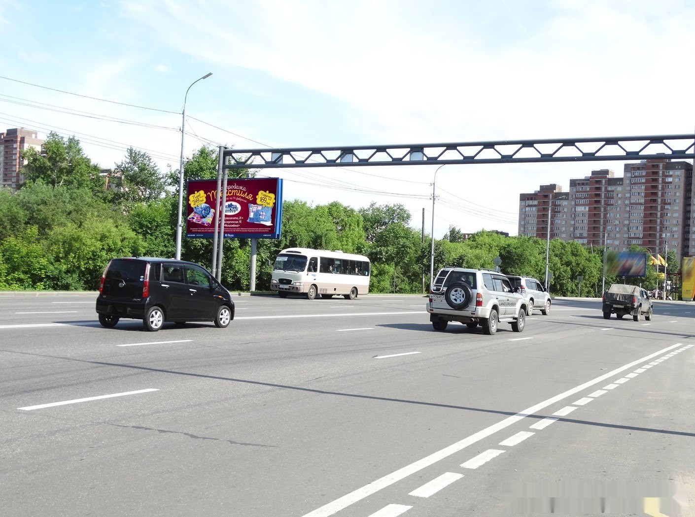 Фотография рекламного носителя, тип: Билборд 3x6, адрес: Пионерская ул. Х Двинская ул., Хабаровск, Хабаровский край, Россия. Сторона Б №157659