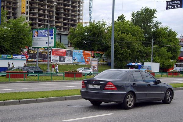 Фотография рекламного носителя, тип: Билборд 3x6, адрес: Вернадского пр-т., д.6, Москва, Россия. Сторона B №65505