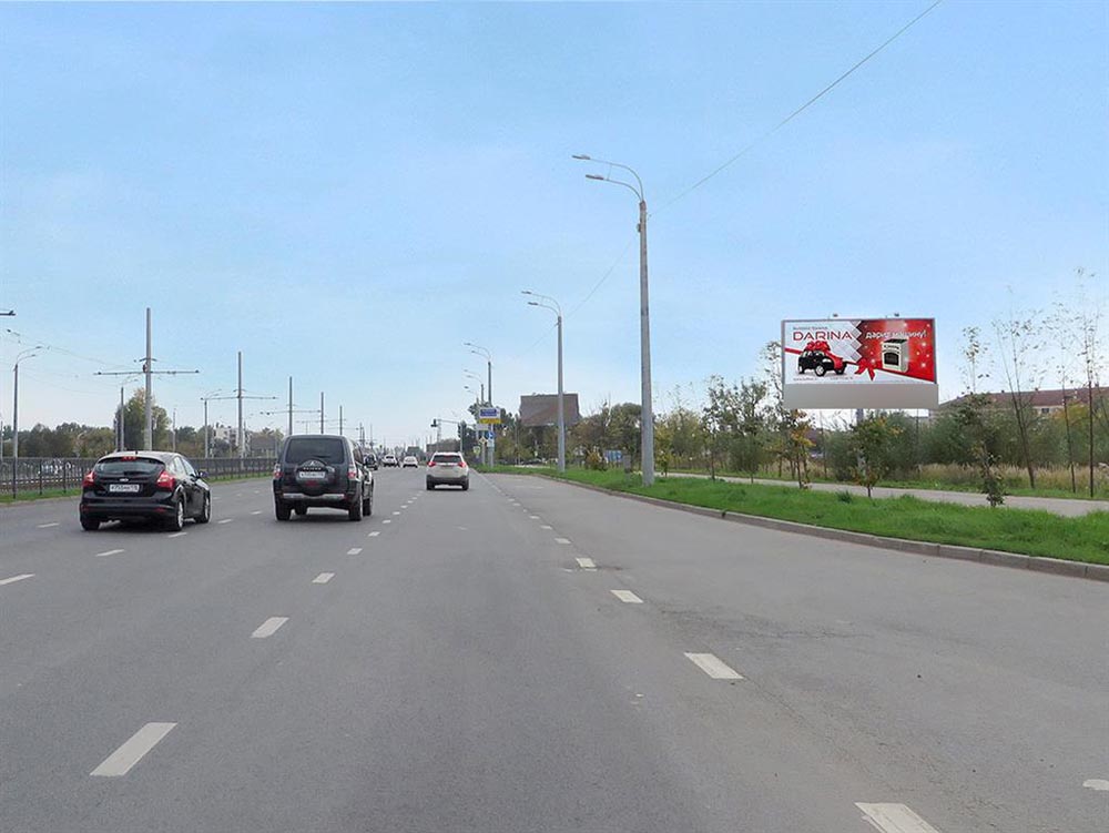 Фотография рекламного носителя, тип: Билборд 3x6, адрес: Большая Крыловка ул., д.25, Казань, Республика Татарстан, Россия. Сторона A №231936