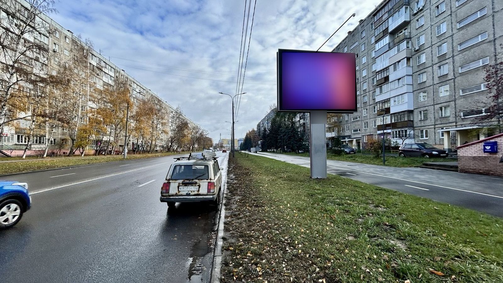 Фотография рекламного носителя, тип: Ситиборд 2.7x3.7, адрес: Культуры ул., д.6, Нижний Новгород, Нижегородская область, Россия. Сторона A1-A10 №819850