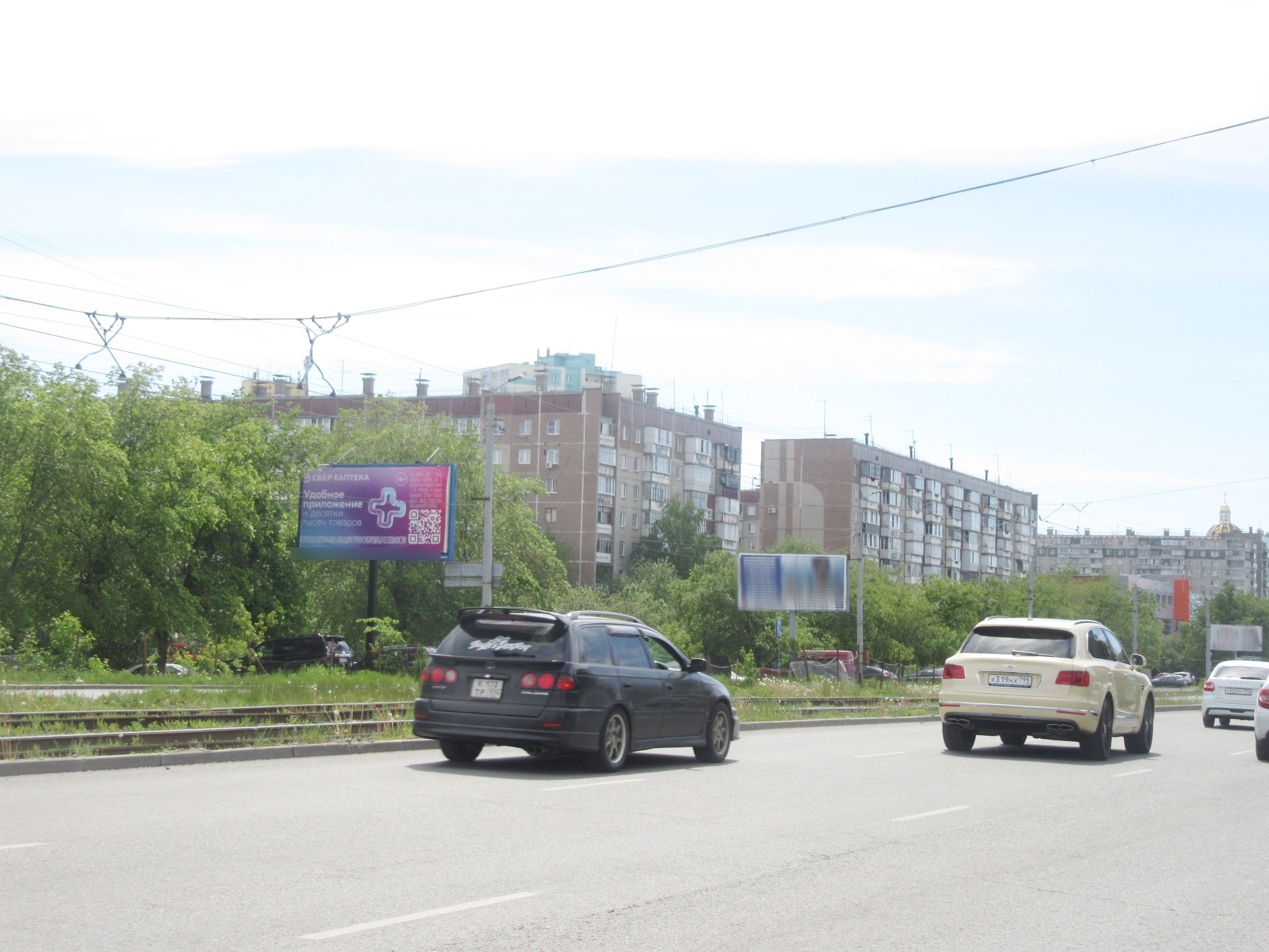 Фотография рекламного носителя, тип: Билборд 3x6, адрес: Победы пр-т., д.317, Челябинск, Челябинская область, Россия. Сторона Б №126394