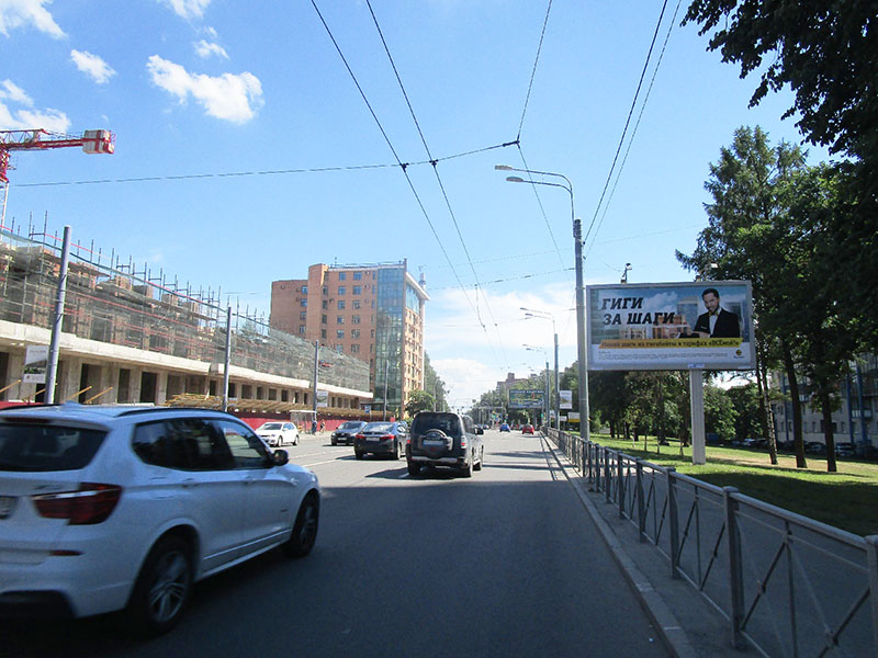 Фотография рекламного носителя, тип: Билборд 3x6, адрес: Тореза пр-т., д.112, Санкт-Петербург, Россия. Сторона А №164393