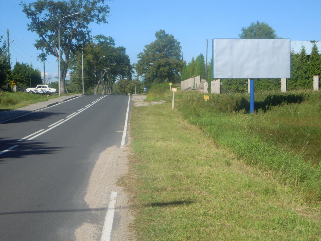 Фотография рекламного носителя, тип: Билборд 3x6, адрес: Мамоново г., Чекистов ул., поз.1, Калининградская область, Россия. Сторона А №1324057