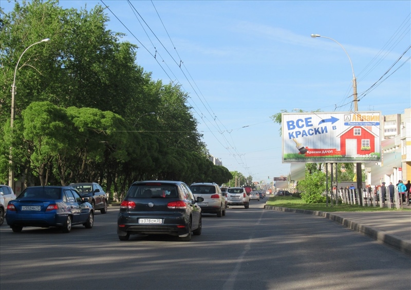 Фотография рекламного носителя, тип: Билборд 3x6, адрес: Ленинградская ул., д.79 Х Ярославская ул., Вологда, Вологодская область, Россия. Сторона А1-А3 №110946