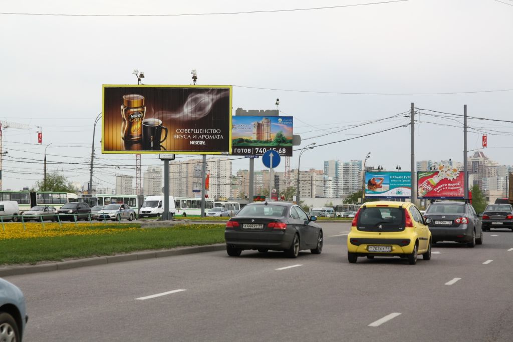 Фотография рекламного носителя, тип: Билборд 3x6, адрес: Вернадского пр-т., д.86-105, Москва, Россия. Сторона А1 №93529