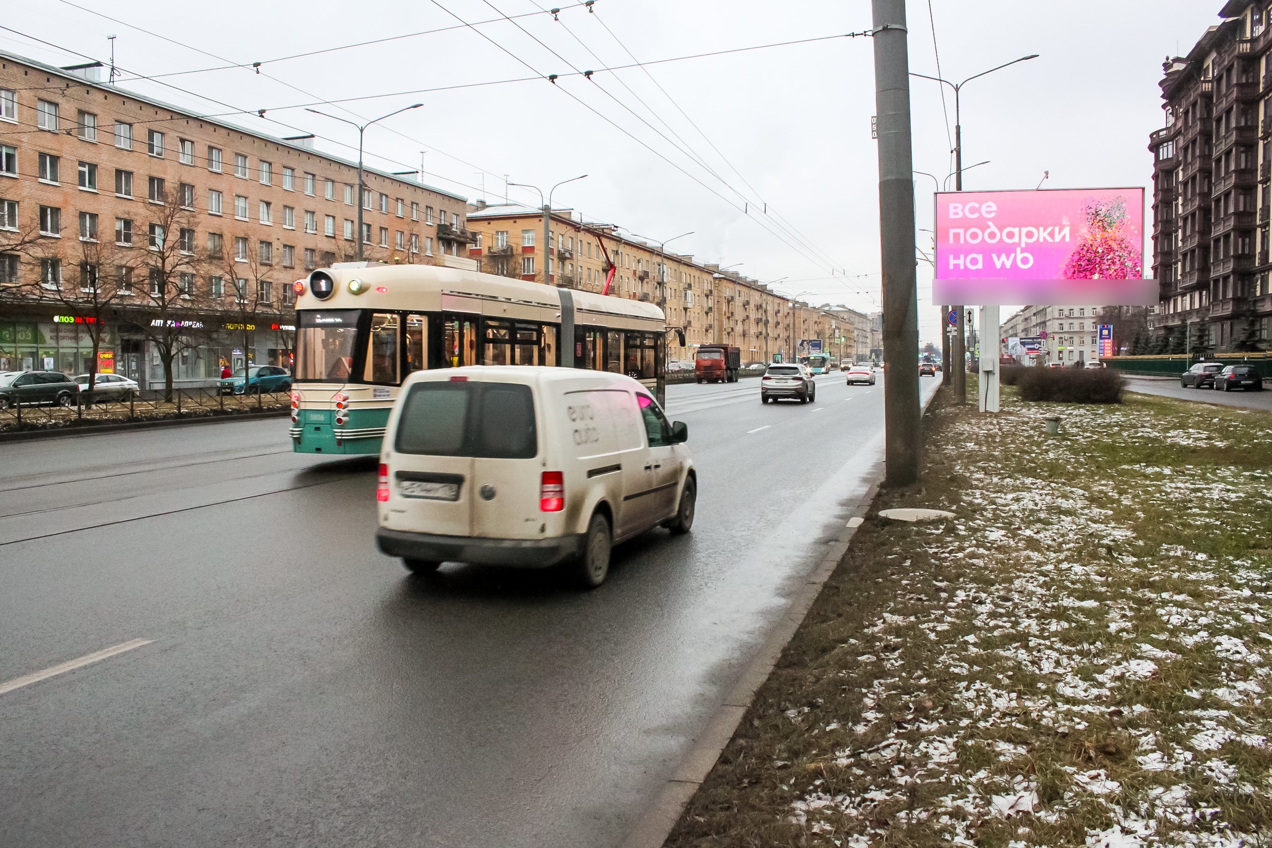 Фотография рекламного носителя, тип: Билборд 3x6, адрес: Наличная ул., д.24, корп.1, Санкт-Петербург, Россия. Сторона А1 №120052