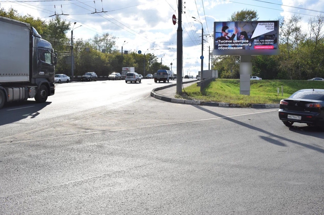 Фотография рекламного носителя, тип: Билборд 3x6, адрес: Московское ш., д.191, Нижний Новгород, Нижегородская область, Россия. Сторона A1-A12 №819826