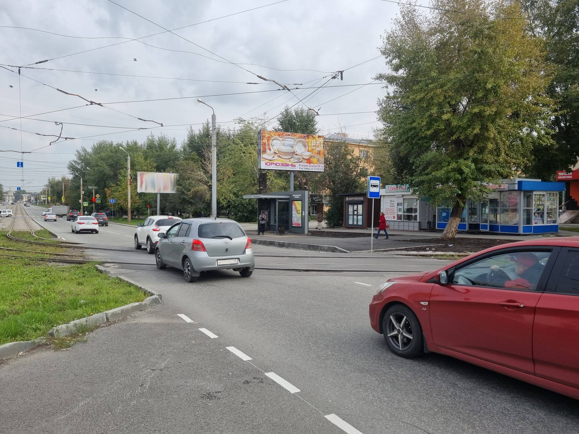 Фотография рекламного носителя, тип: Билборд 3x6, адрес: Ленина пр-т., д.2 Х Горького ул. Х Комсомольская пл., Челябинск, Челябинская область, Россия. Сторона А №91487