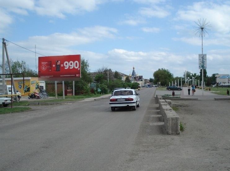 Фотография рекламного носителя, тип: Билборд 3x6, адрес: Белая Глина ст., Красная ул., поз.1, Краснодарский край, Россия. Сторона Б №1005735