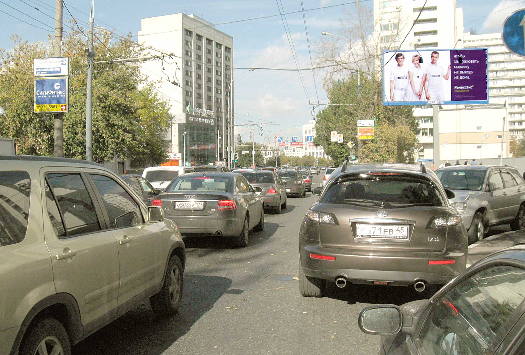 Фотография рекламного носителя, тип: Билборд 3x6, адрес: Мытная ул., д.3 Х Добрынинский пер., Москва, Россия. Сторона A №14517