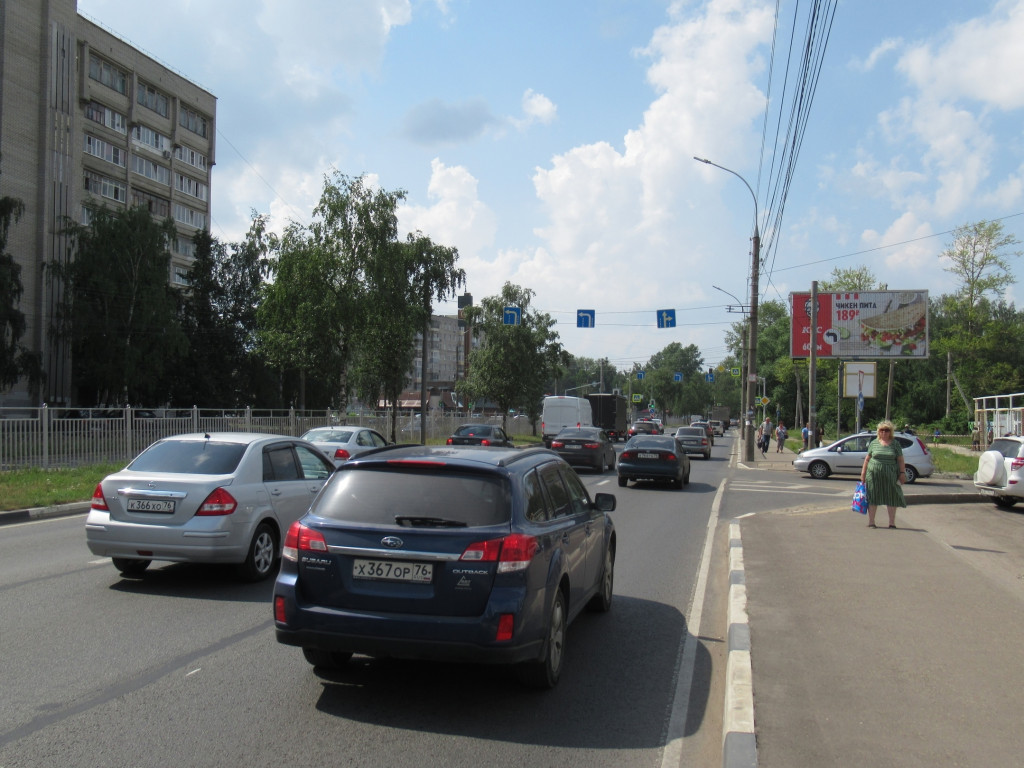 Фотография рекламного носителя, тип: Билборд 3x6, адрес: Авиаторов пр-т., напротив д.90, Ярославль, Ярославская область, Россия. Сторона А10 №109305