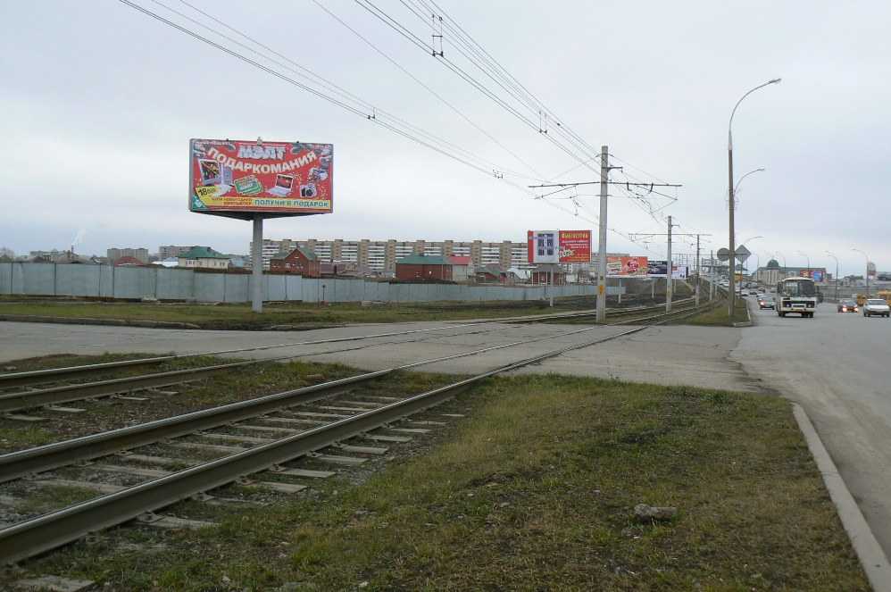 Фотография рекламного носителя, тип: Билборд 3x6, адрес: Набережночелнинский пр-т. Х Сармановский тракт, Набережные Челны, Республика Татарстан, Россия. Сторона Б №254506