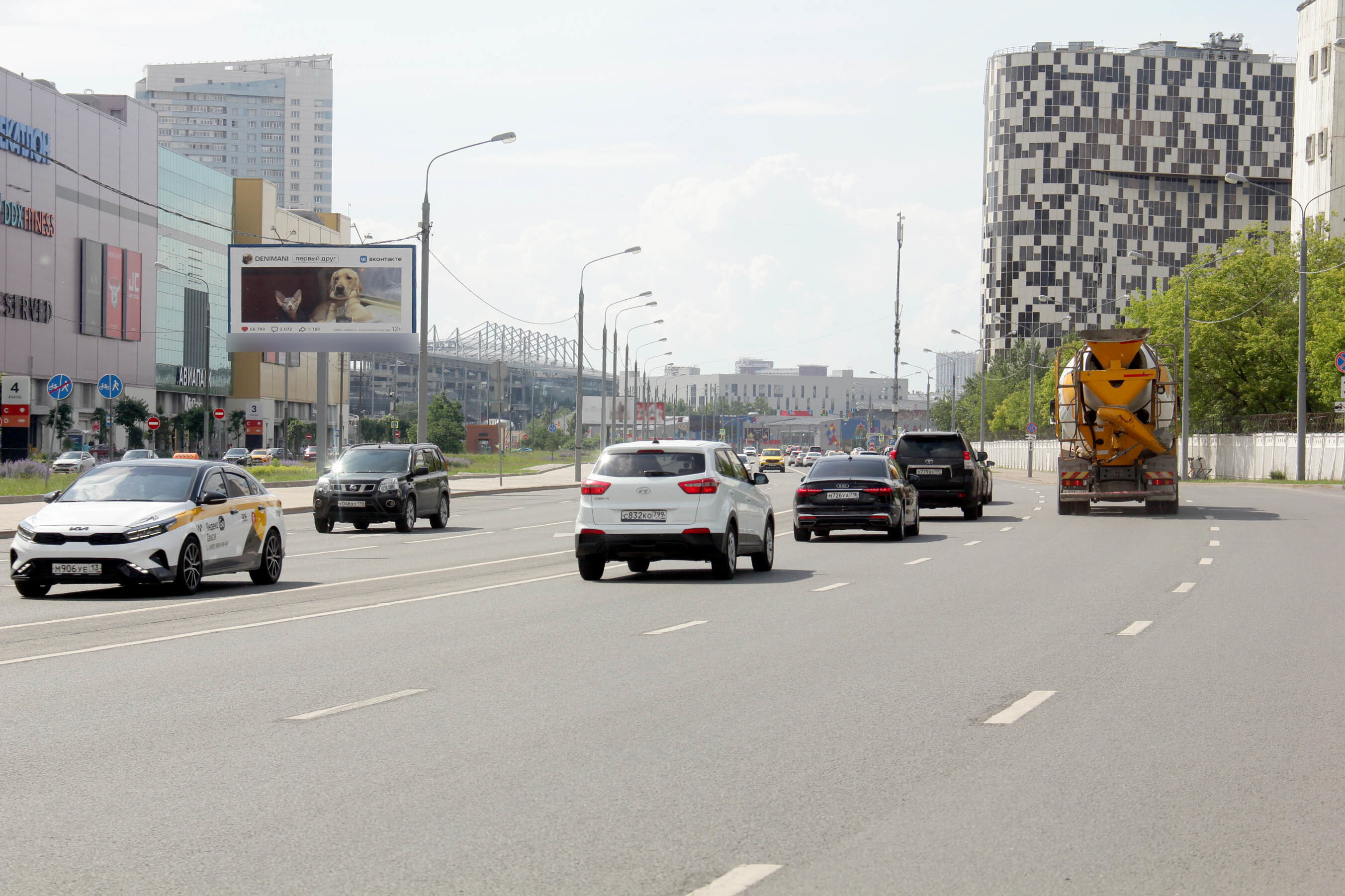 Фотография рекламного носителя, тип: Билборд 3x6, адрес: Авиаконструктора Микояна ул., д.45Г, корп.54, Москва, Россия. Сторона Б №261201