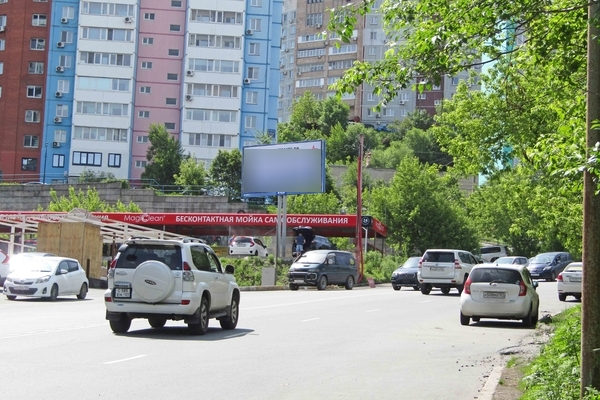 Фотография рекламного носителя, тип: Билборд 3x6, адрес: Шилкинская ул., д.11а, Владивосток, Приморский край, Россия. Сторона Б №154164