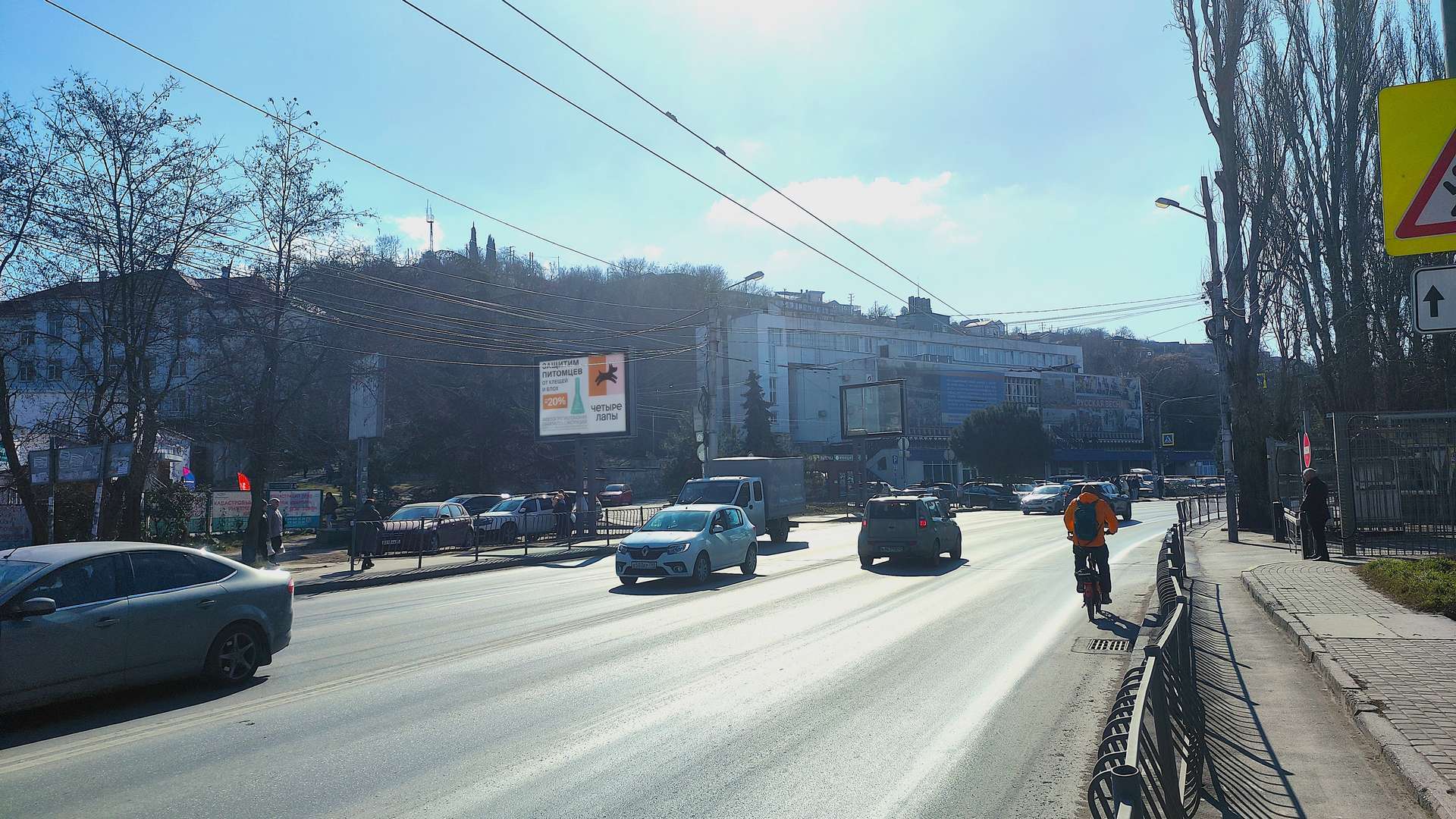 Фотография рекламного носителя, тип: Ситиформат 1.8x1.2, адрес: ул. Вокзальная, у д. 14, Севастополь, Россия. Сторона Б №1373641