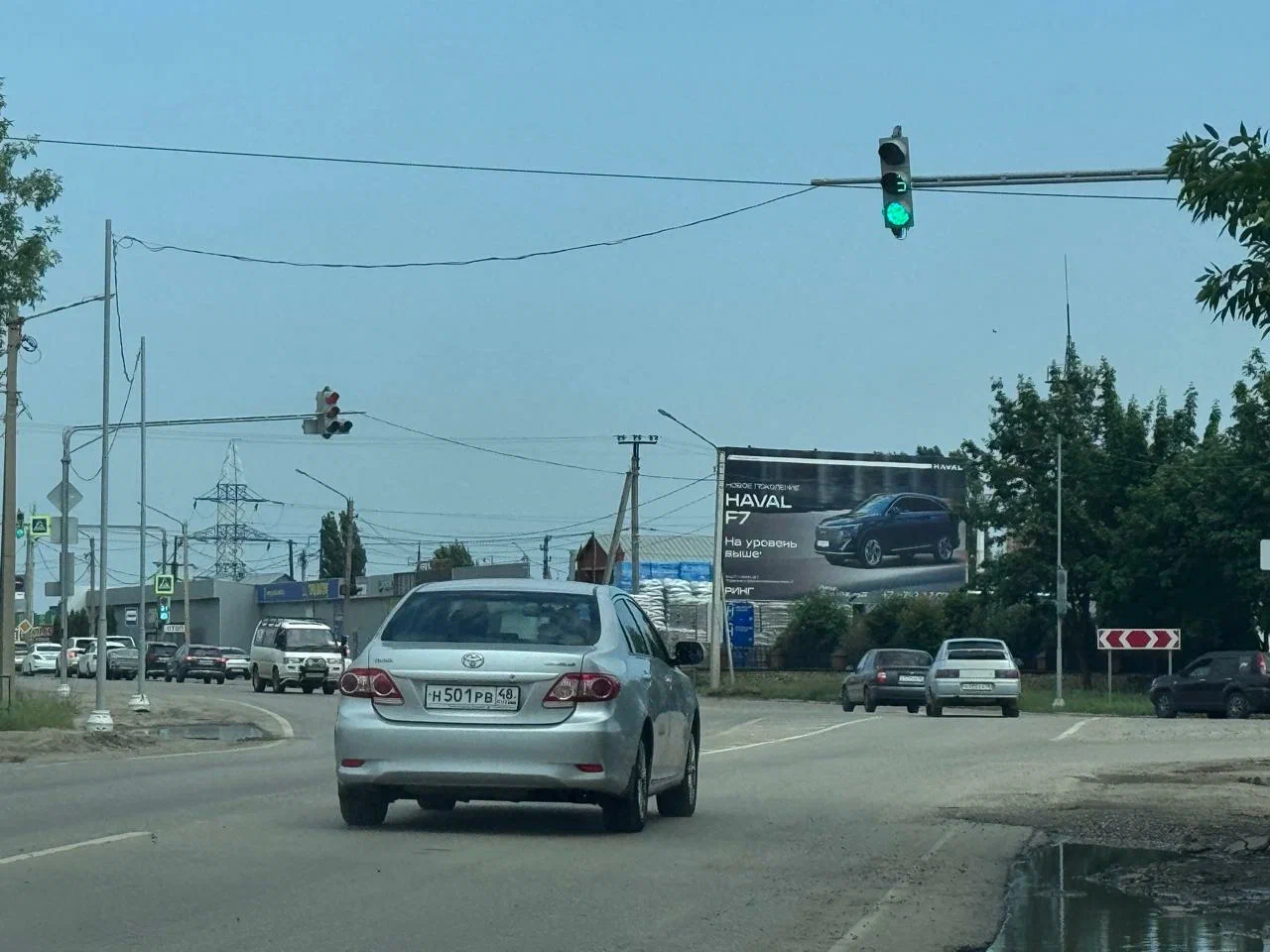 Фотография рекламного носителя, тип: Суперсайт 5x10, адрес: Воронежское ш., Славянский, поз.1, Липецк, Липецкая область, Россия. Сторона A №791549