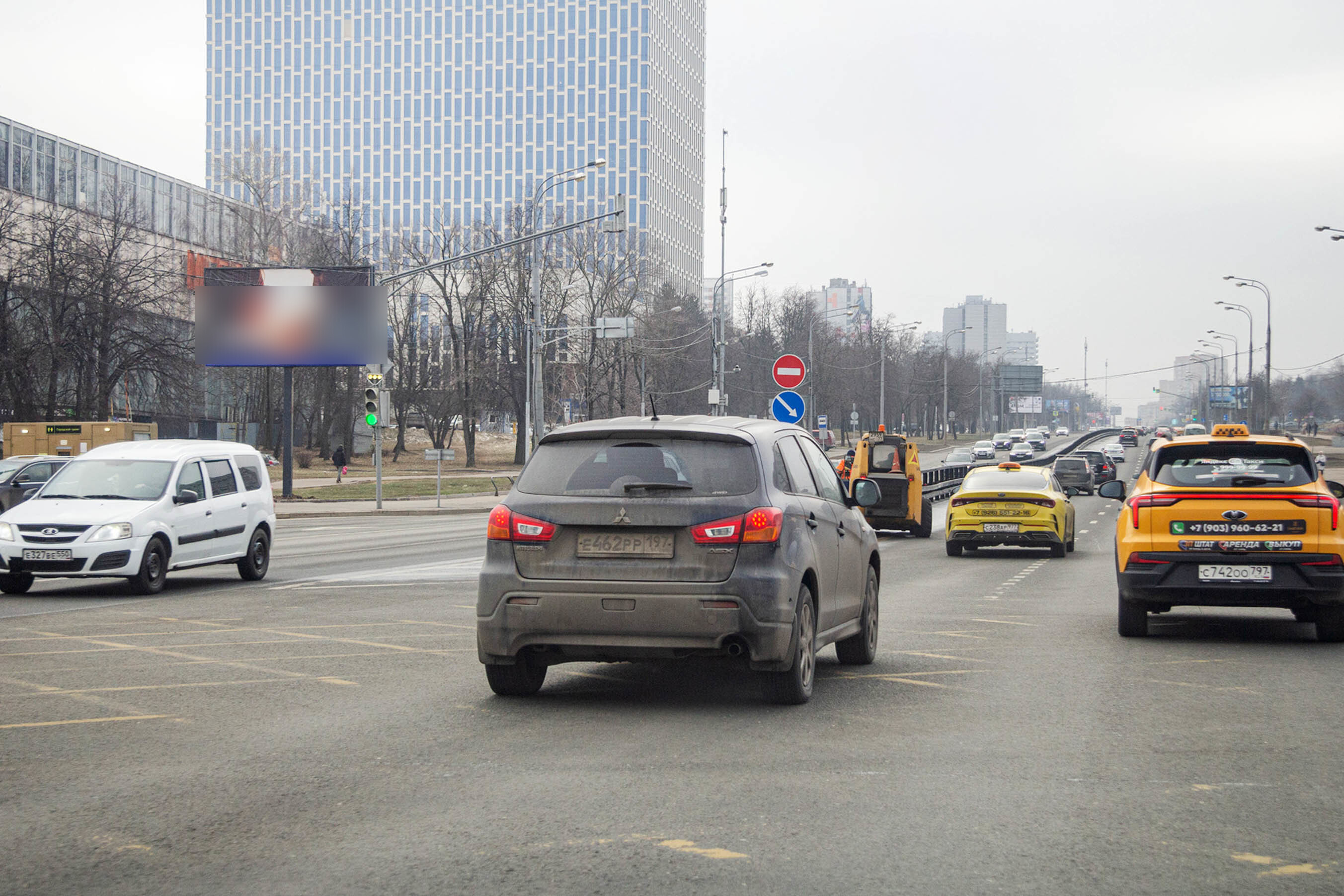 Фотография рекламного носителя, тип: Билборд 3x6, адрес: Профсоюзная ул., д.63 Х ул. Обручева, Москва, Россия. Сторона Б №446923