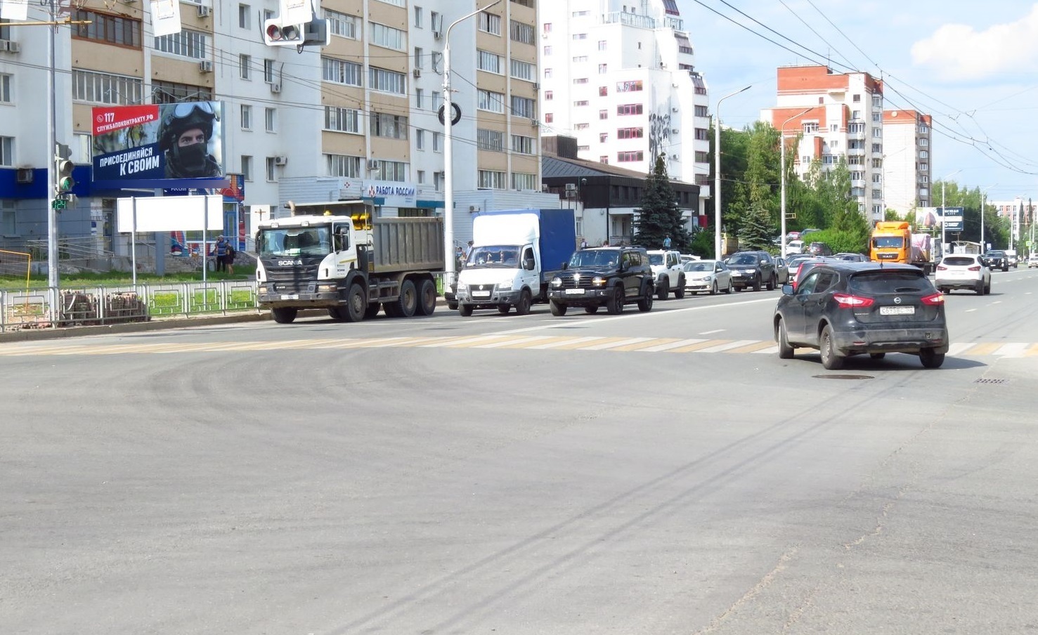 Фотография рекламного носителя, тип: Билборд 3x6, адрес: Российская ул., д.108, Уфа, Республика Башкортостан, Россия. Сторона Б №91804